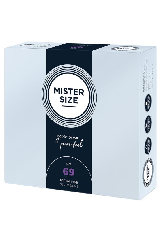 MISTER SIZE - CONDOMS SIZE XXXL 69 MM (36 UNITS)