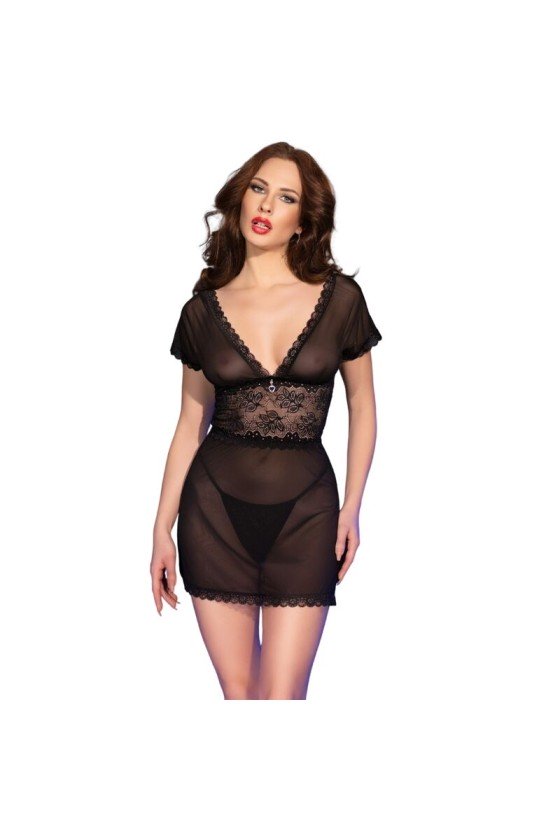 CHILIROSE - CR 4830 BABYDOLL SCHWARZ S