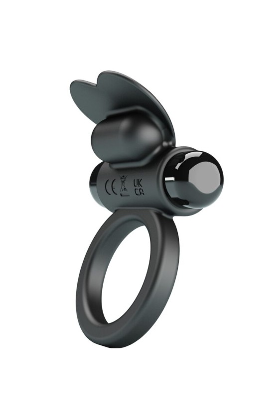 PRETTY LOVE - DEBONAIRE VIBRATING RING RABBIT 10 VIBRATIONS BLACK