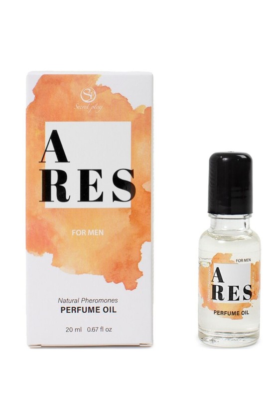 SECRETPLAY - ARES PERFUME NATURAL FEROMONAS EM ÓLEO PARA HOMENS 20 ML