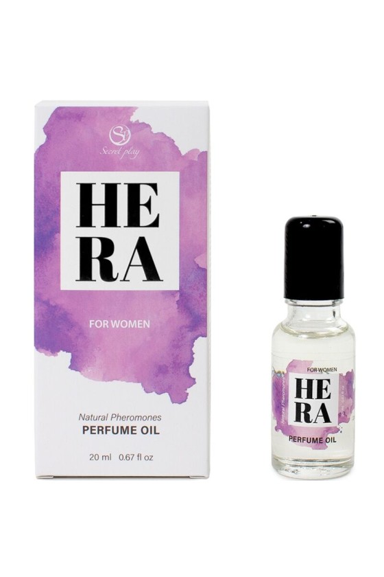 SECRETPLAY - HERA PROFUMO NATURALE FEROMONI IN OLIO PER DONNA 20 ML