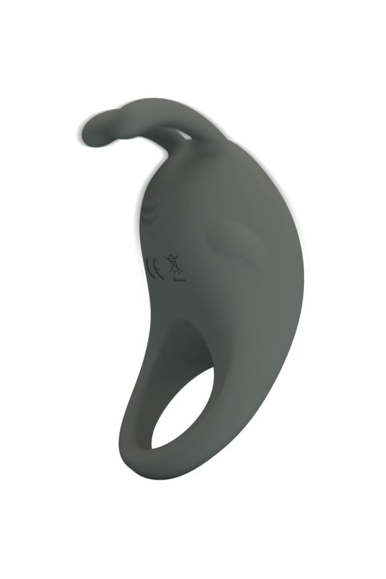 Pretty Love - Stratus Rabbit Vibrating Ring Gray