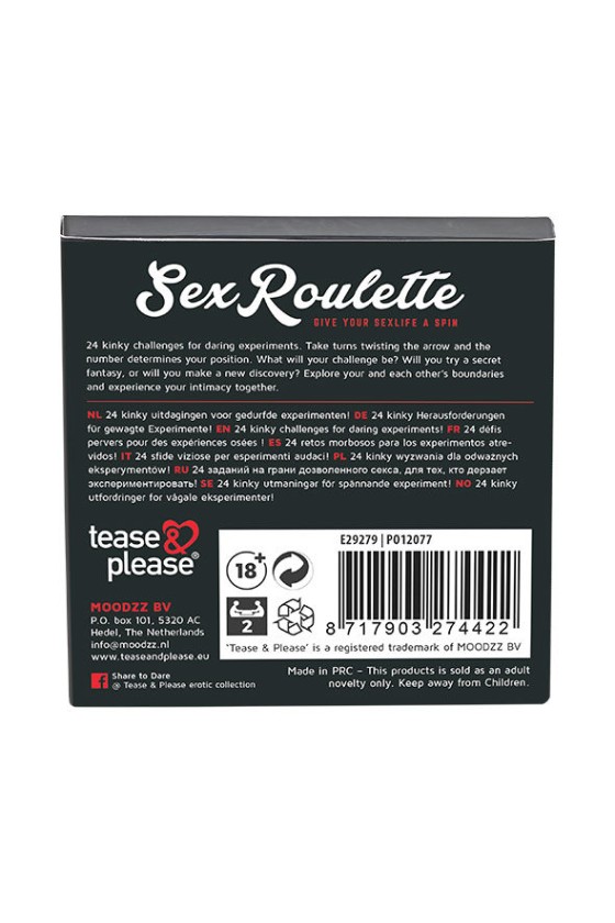 TEASE  PLEASE - SEX ROULETTE KINKY