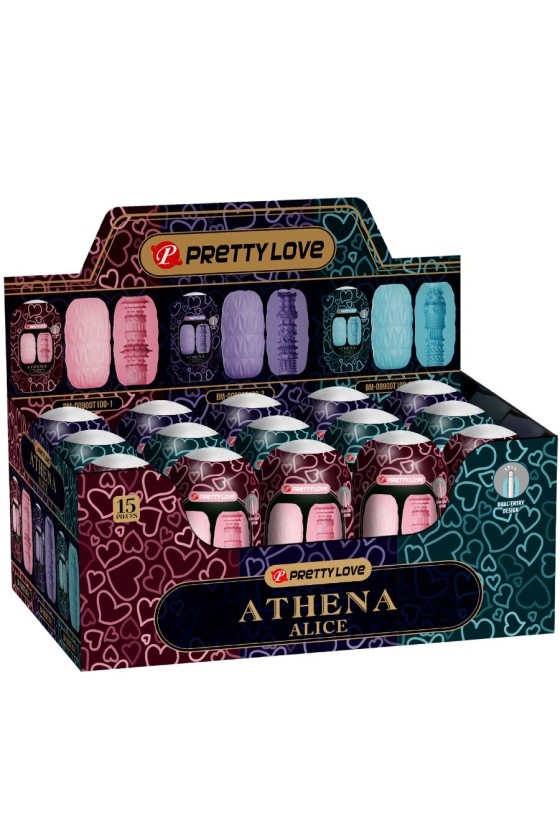 PRETTY LOVE - ATHENA ALICE PACK 15 MASTURBATEURS MASCULINS DIVERS