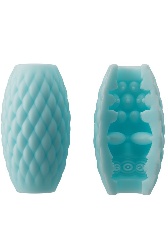 PRETTY LOVE - MASTURBADOR MASCULINO SILICONE ATHENA EROS AZUL CÉU