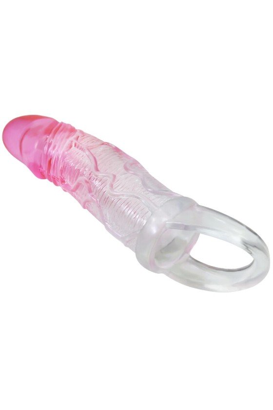 PRETTY LOVE - ODES REALISTIC 2 CM ENLARGEMENT SHEATH FOR PENIS PINK