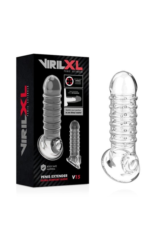 VIRILXL - PENIS EXTENSION AND SHEATH V15 TRANSPARENT