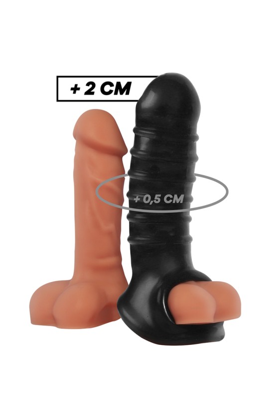 VIRILXL - PENIS EXTENSION AND SHEATH V15 BLACK