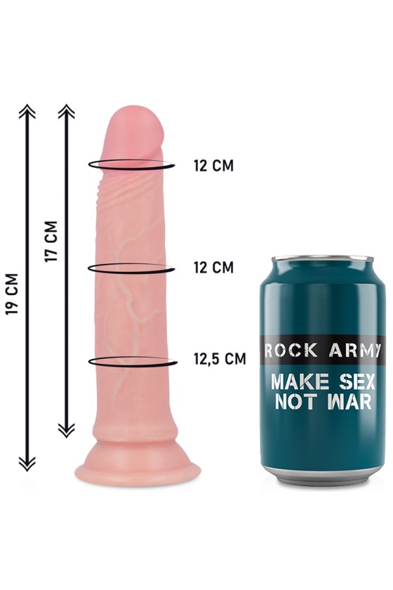 ROCKARMY - ARNÊS + DILDO SILICONE LÍQUIDO PREMIUM AVENGER 19CM