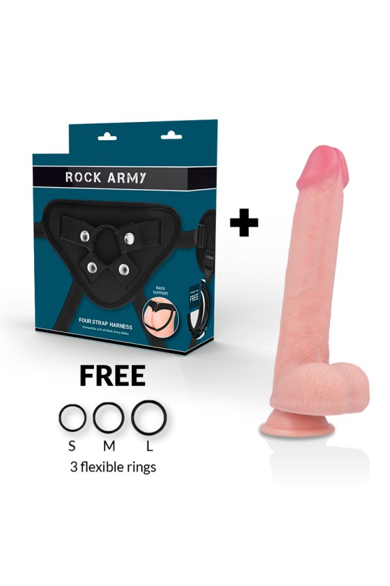 ROCKARMY - ARN S + DILDO IN SILICONE LIQUIDO PREMIUM KINGCOBRA 24CM