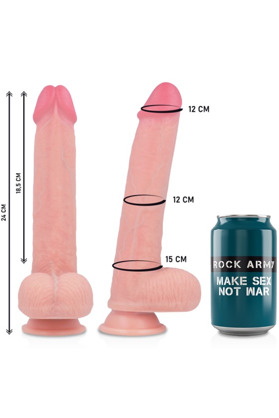 ROCKARMY - ARN S + DILDO IN SILICONE LIQUIDO PREMIUM KINGCOBRA 24CM