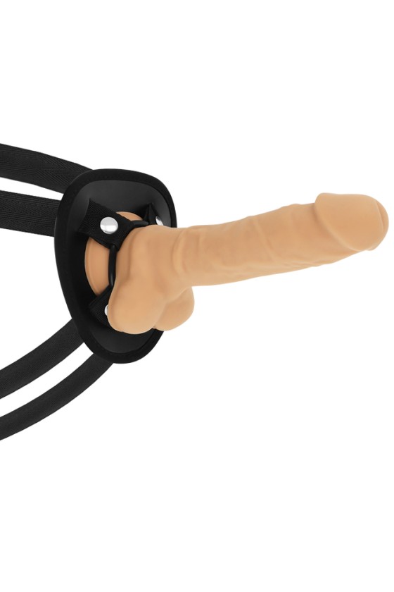 COCK MILLER - IMBRACATURA + COCKSIL ARTICOLABILE DENSIT SILICONE 18 CM