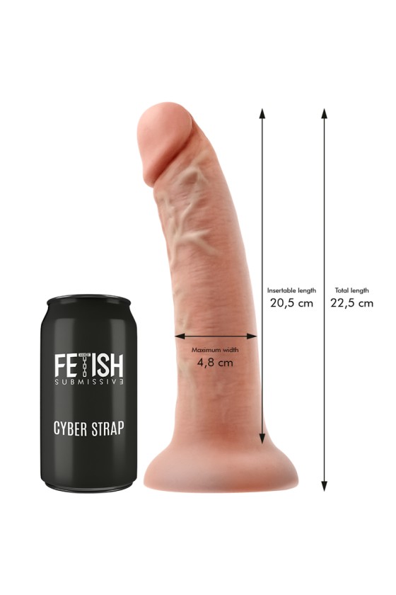 FETISH SUBMISSIVE CYBER STRAP - HARNAIS AVEC TÉLÉCOMMANDE DILDO WATCHME L TECHNOLOGIE