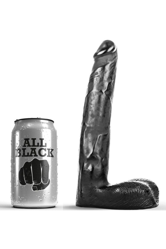 ALL BLACK - DILDO REALISTIC 21 CM