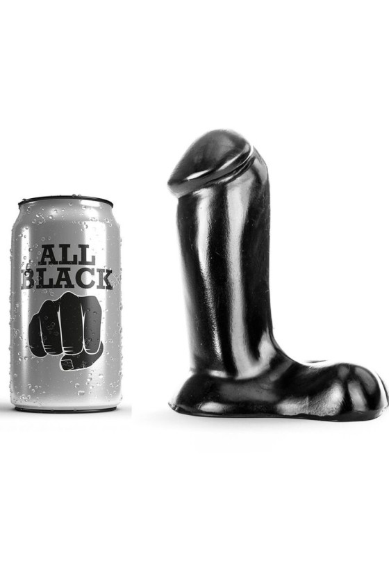 ALL BLACK - DILDO REALISTIC 14 CM