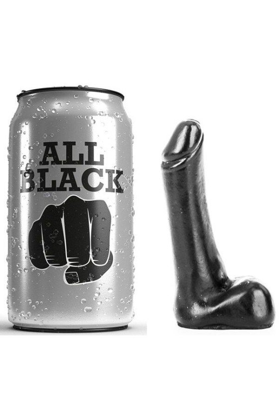 ALL BLACK - DILDO 9 CM