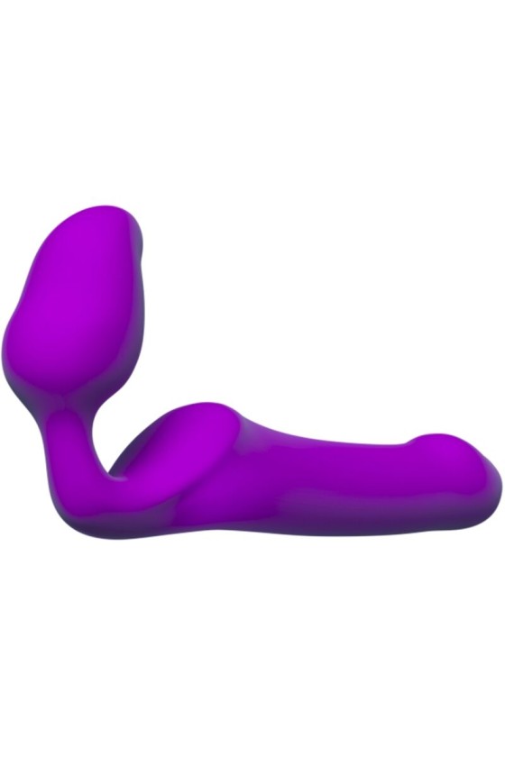 ADRIEN LASTIC - QUEENS STRAP-ON FLEXÍVEL VIOLETA TAMANHO M