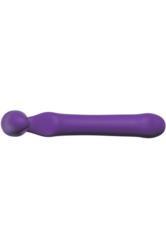 ADRIEN LASTIC - QUEENS STRAP-ON FLEXÍVEL VIOLETA TAMANHO L