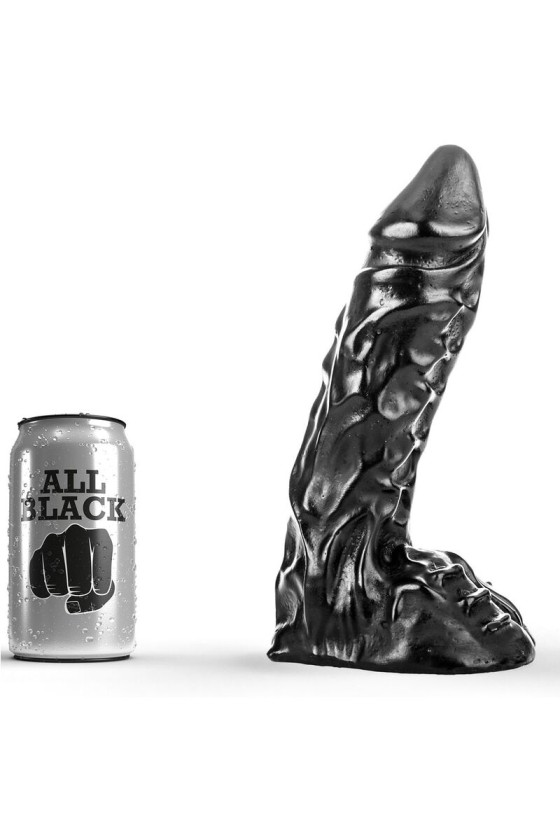 ALL BLACK - DILDO 23 CM