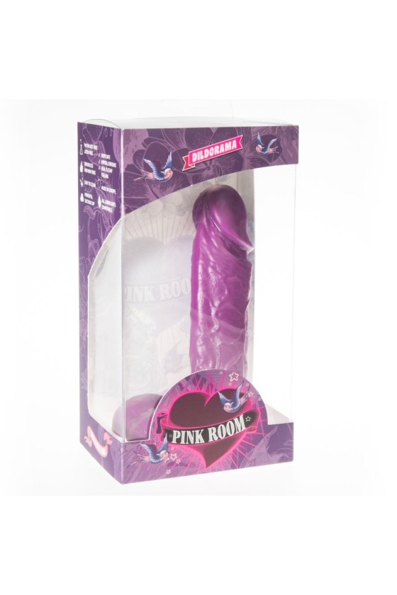 HABITACIÓN ROSA - AMADEO DILDO REALISTA MORADO 15,5 CM