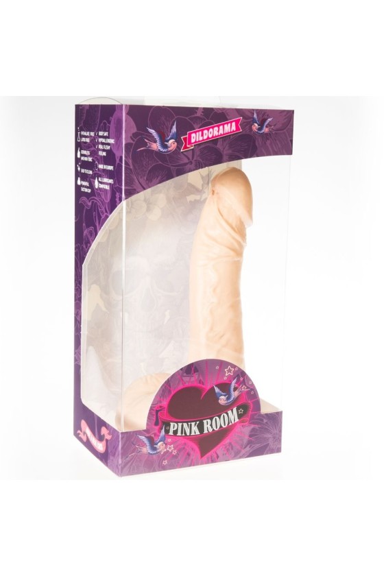 QUARTO ROSA - EBAN DILDO FLESH REALÍSTICO 19 CM