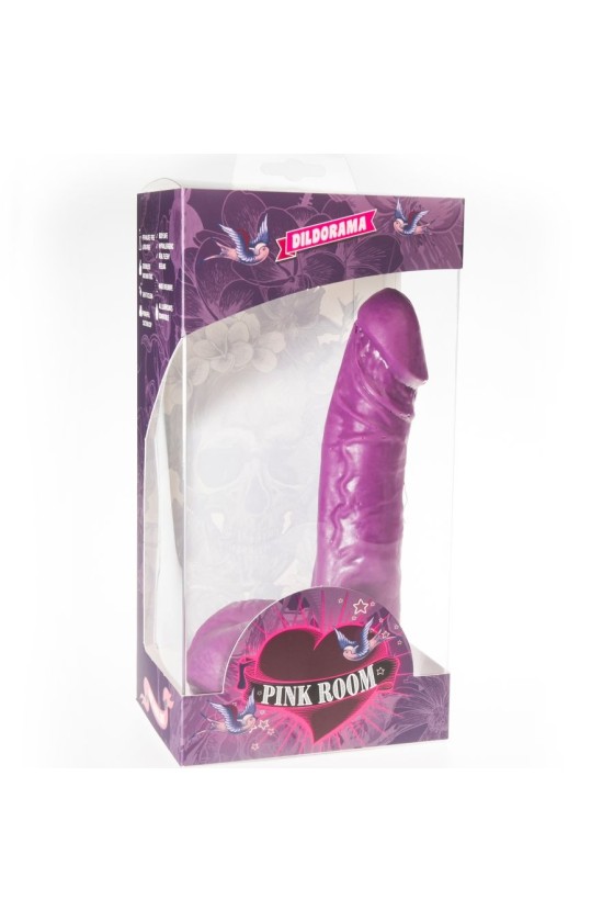 HABITACIÓN ROSA - EBAN DILDO REALISTA MORADO 19 CM