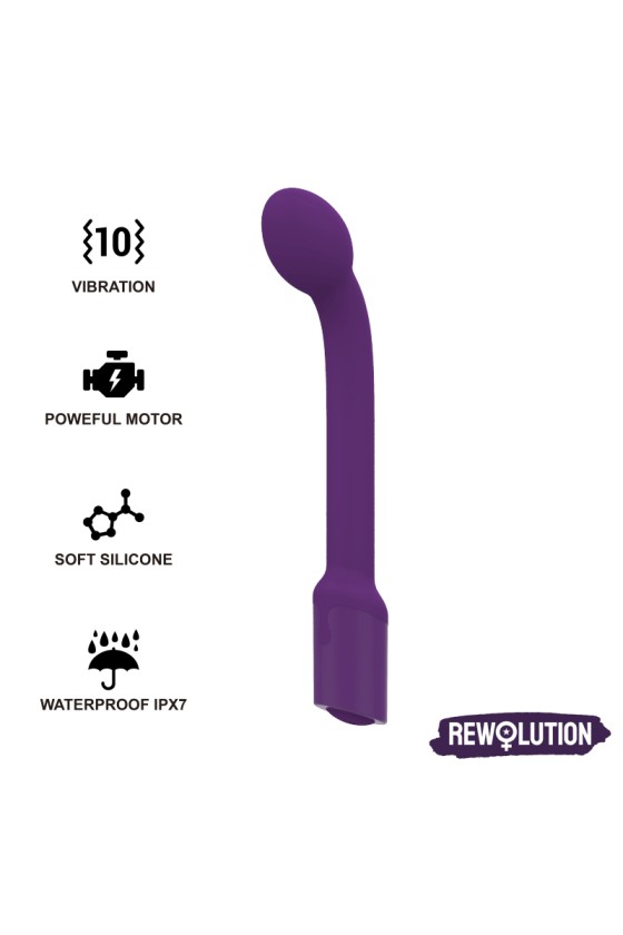 REWOLUTION - VIBRADOR ESTIMULADOR DE PONTO G FLEXÍVEL REWOFLEX