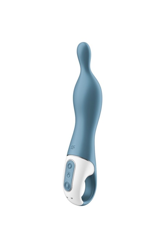 SATISFYER - INCRÍVEL 1 VIBRADOR ASPOT AZUL