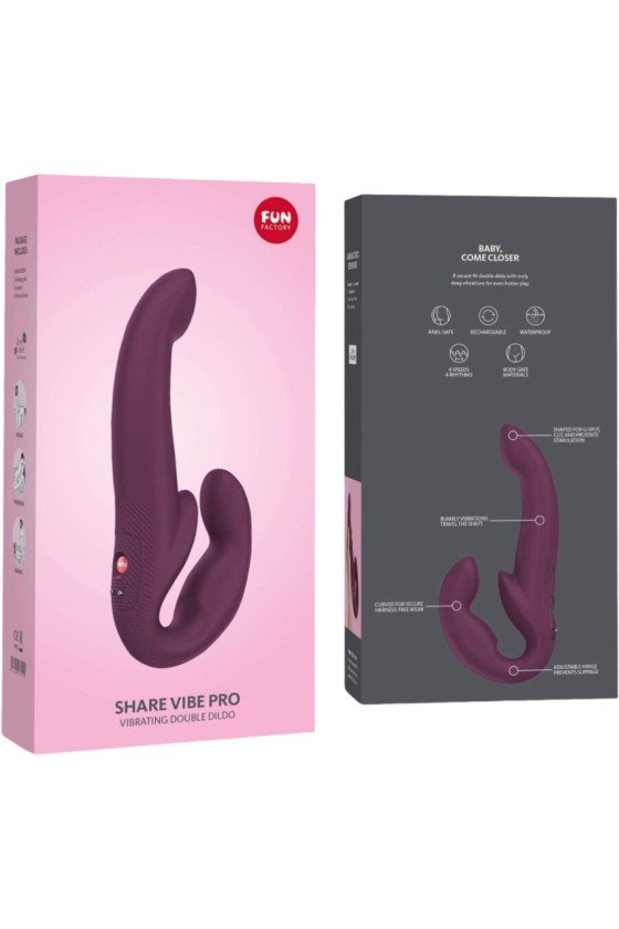 FUN FACTORY - SHARE VIBE PRO DOUBLE VIBRATOR GREY