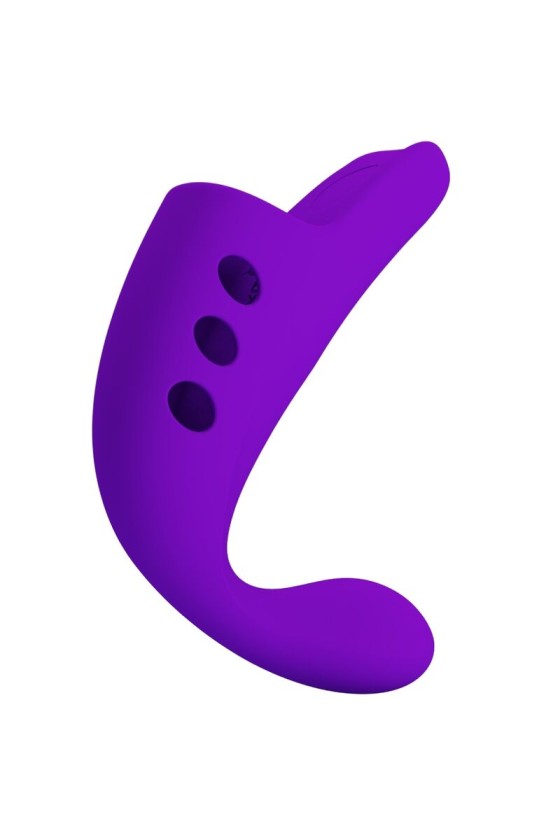 PRETTY LOVE - VIBRADOR DE DEDO RECARGABLE GORGON MORADO