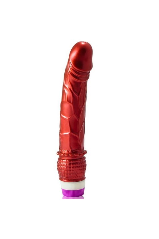 BAILE - VIBRADOR REALISTA ROJO 23 CM