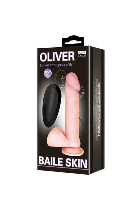 BAILE - OLIVER VIBRADOR REALISTA CON FUNCIÓN DE ROTACIÓN