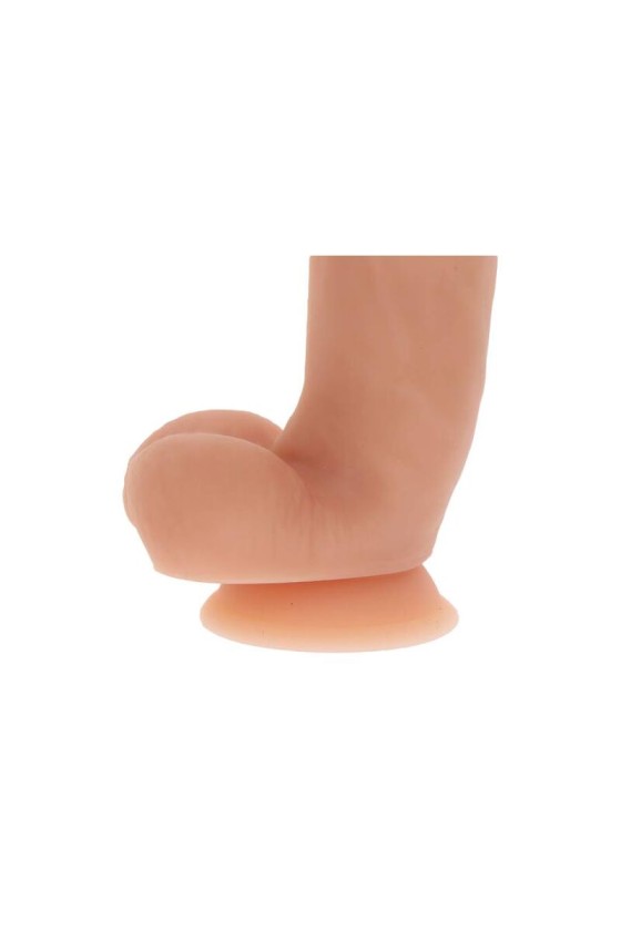 GET REAL - GODE EN SILICONE 18 CM AVEC BALLES PEAU