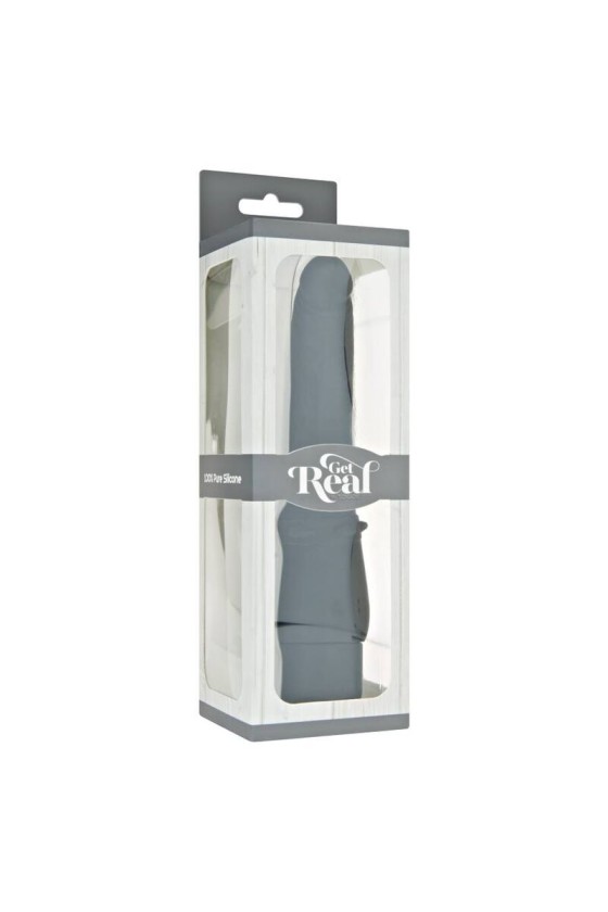 GET REAL - CLASSIC SMOOTH VIBRATOR BLACK