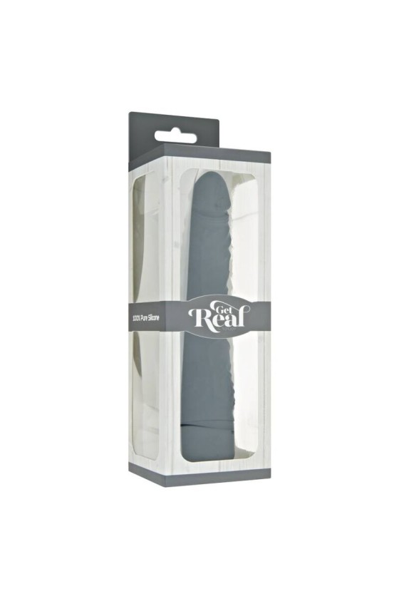 GET REAL - CLASSIC SLIM VIBRATOR BLACK