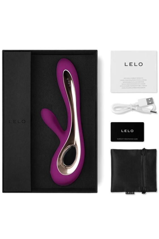 LELO - SORAYA 2 RABBIT DEEP ROSE VIBRATOR