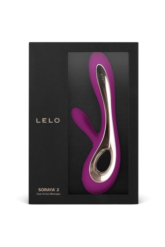 LELO - SORAYA 2 RABBIT DEEP ROSE VIBRATOR