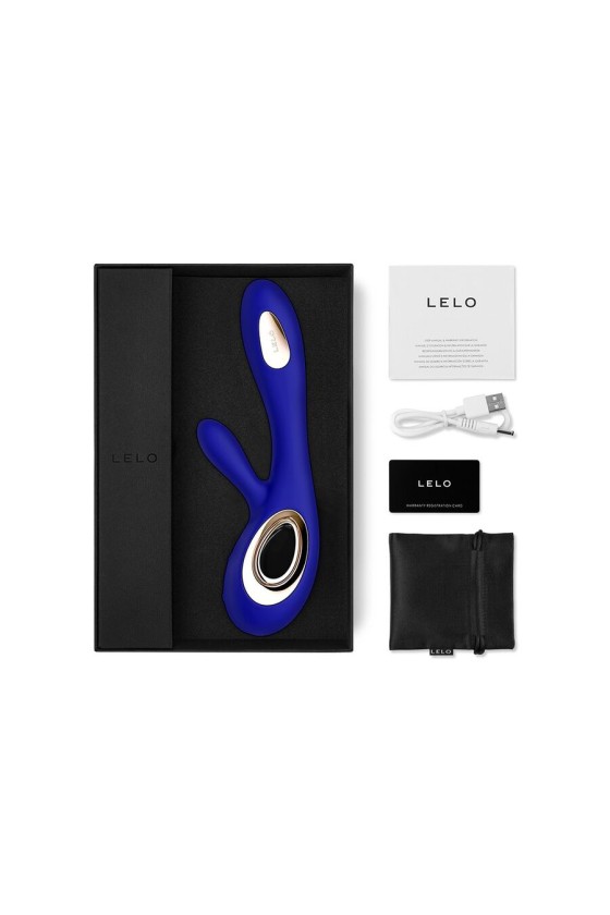 LELO - SORAYA WAVE VIBRADOR COELHO MEIA NOITE AZUL