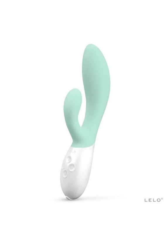 LELO - INA 3 GREEN RABBIT VIBRATOR LUXURY SEAWEED